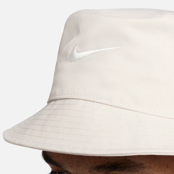 NEW Nike Unisex Swoosh Apex Bucket Hat Light Orewood Brown/Sail Size M or L $30 - Picture 4 of 13